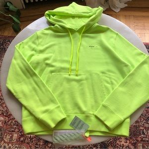 Off-White (Virgil Abloh) 2018 Highlighter Yellow Hoodie Men’s XL